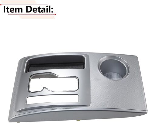RLB-HILON Black Center Console Shifter Bezel Gear Shift Panel Cover Cup Holder Trim Compatible with Toyota Tacoma 2005-2015 in Saudi Arabia