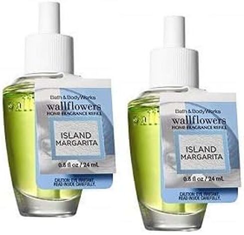 Bath and Body Works 2 Pack Island Margarita Wallflowers Fragrance Refill. 0.8 Oz in Saudi Arabia