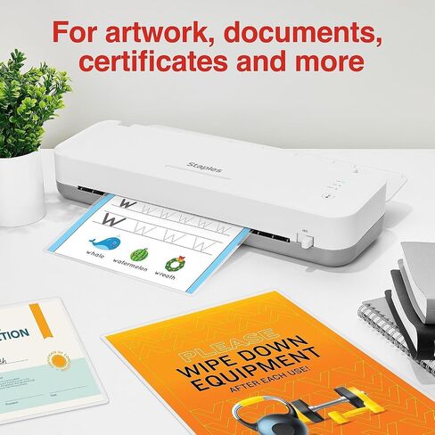 Staples Letter Size Thermal Laminating Pouches, 3 mil, 50 Pack in Kuwait
