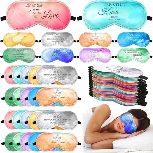 50 Pcs Christmas Eye Masks Bulk Sleep Eye Cover for Women Christmas Sleepover Party Favors Snowman Santa Claus Penguin Mask for Xmas Gifts in Saudi Arabia