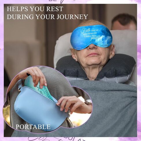 50 Pcs Christmas Eye Masks Bulk Sleep Eye Cover for Women Christmas Sleepover Party Favors Snowman Santa Claus Penguin Mask for Xmas Gifts in Saudi Arabia