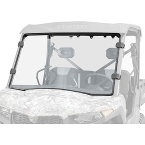 زجاج أمامي كامل للخدمة الشاقة SuperATV لعام 2021+ CFMOTO UForce 600 | بولي كربونات سميك 1/4 بوصة | أقوى 250 مرة من الزجاج | | ختم لمبة مثبت مسبقًا | صنع في الولايات المتحدة الأمريكية in Kuwait