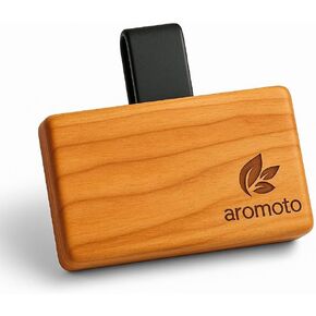 Wooden Car Air Freshener – Premium Natural Scents for Every Drive – Car Odor Eliminator (Amber) in Saudi Arabia