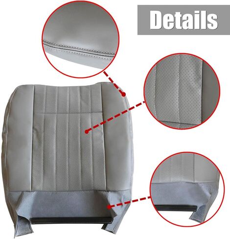 NLQR Front Driver & Passenger Side Bottom & Top Lean Back Replacement Microfiber Leather Seat Covers Compatible with Chevy Impala 1994 1995 1996 in Saudi Arabia