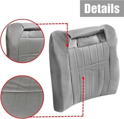 NLQR Front Driver & Passenger Side Bottom & Top Lean Back Replacement Microfiber Leather Seat Covers Compatible with Chevy Impala 1994 1995 1996 in Saudi Arabia