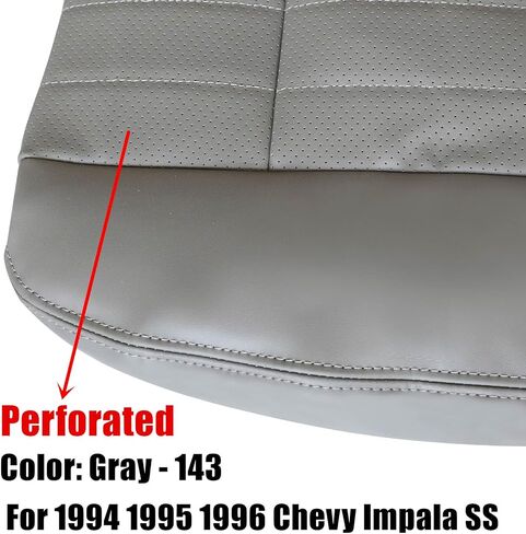 NLQR Front Driver & Passenger Side Bottom & Top Lean Back Replacement Microfiber Leather Seat Covers Compatible with Chevy Impala 1994 1995 1996 in Saudi Arabia