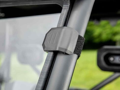 زجاج أمامي كامل للخدمة الشاقة SuperATV لعام 2021+ CFMOTO UForce 600 | بولي كربونات سميك 1/4 بوصة | أقوى 250 مرة من الزجاج | | ختم لمبة مثبت مسبقًا | صنع في الولايات المتحدة الأمريكية in Kuwait