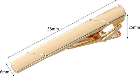 4 Pcs Stainless Steel Tie Clips for Men Classic Tie Bar Clip for Formal Business Wedding Party Fathers Day Gift in Kuwait