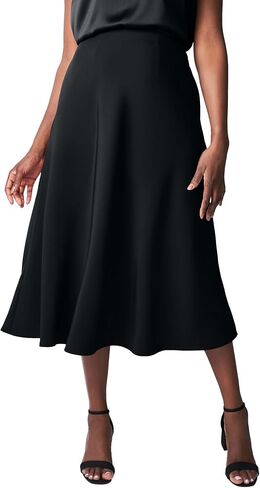 Jessica London Women's Plus Size Bi-Stretch Swing Skirt in Saudi Arabia