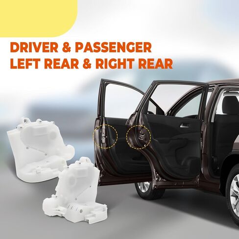 4 قطعة الجبهة الخلفية اليمنى اليسرى مزلاج قفل الباب المحرك متوافق مع CRV EX EXL LX 2007-2011 72150-SWA-A01 72150SWAA01 in Kuwait