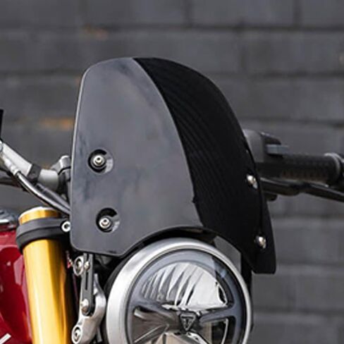 for Speed 400 Speed400 Speed 400 2025 2024 Motorcycle Modification Front Windshield windscreen Retro Windproof Panel Spoiler with Bracket (Transparent) in Saudi Arabia