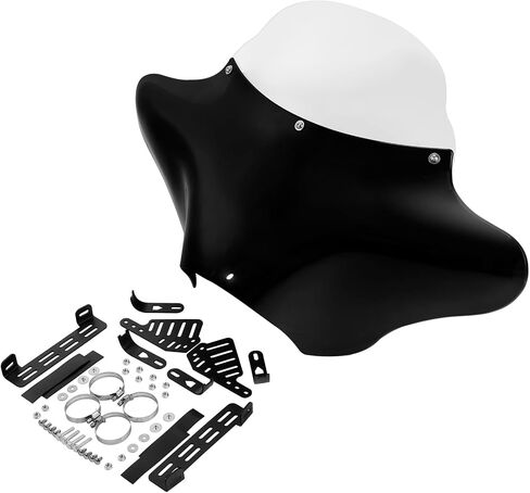 TCMT Outer Batwing Fairing Windshield Mount Hardware Kit Fit For Harley Road King 1994-2023 Fat Boy Heritage Classic 1987-2017 Freewheeler 15-23 Suzuki Boulevard C50 2005-2019 Yamaha V Star 1100 650 in Saudi Arabia