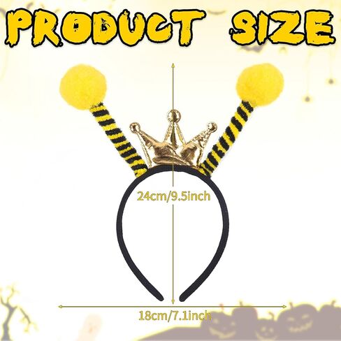 Doneace Bumble Bee Headband Antenna Ball Headbands in Saudi Arabia
