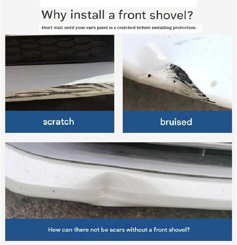 Car Front Spoilers Lip for Ford Edge 2015-2019, ABS Front Bumper Air Dam Chin Lip Spoiler Splitter Anti-Collision Modification Accessories,A-Black in Saudi Arabia