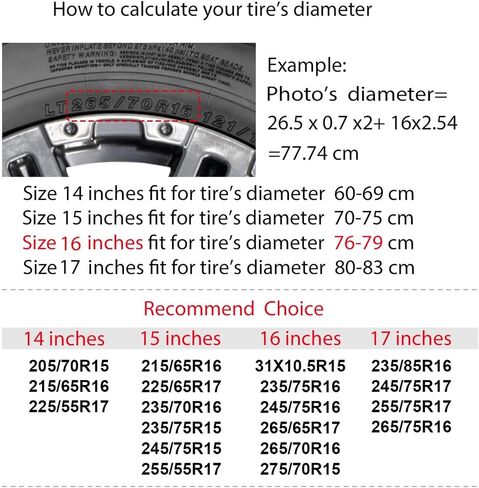 Rose Sugar Skull Women Spare Tire Cover 17 inch Waterproof Dust-Proof Universal Spare Wheel Tires Covers Fit for Trailers, RV, SUV,Many Vehicle Diameter 31"-33" in Saudi Arabia
