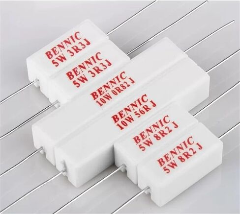 5PCS 5W SQP 5W Cement Resistance Divider Fever Speaker Audio Accessories(1.0R) in Saudi Arabia