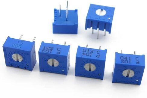 500pcs/lot 3386P 13 Values 100R to 2M Ohm Trimpot Trimmer Potentiometer 10% Resistance Tolerance(1K (102)) in Saudi Arabia