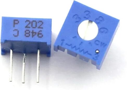 500pcs/lot 3386P 13 Values 100R to 2M Ohm Trimpot Trimmer Potentiometer 10% Resistance Tolerance(1K (102)) in Saudi Arabia