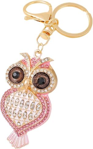 Owl Keychain Purse Charms for Handbags Cute Keychains for Women Bling Purse Accessories in Saudi Arabia