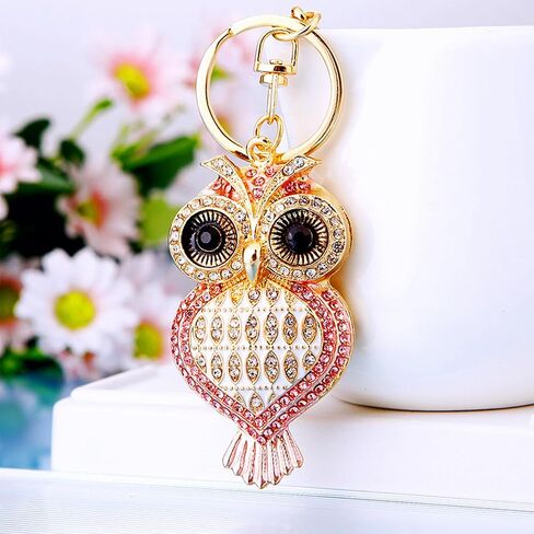 Owl Keychain Purse Charms for Handbags Cute Keychains for Women Bling Purse Accessories in Saudi Arabia