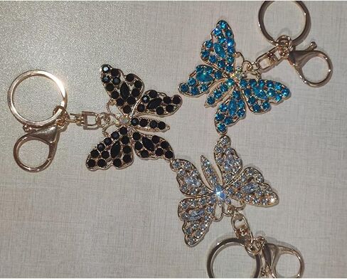 Butterfly Keychain Suitable for The Decoration of Bags Wallets Mobile Phones and Headphones Keyring Decoration in Saudi Arabia