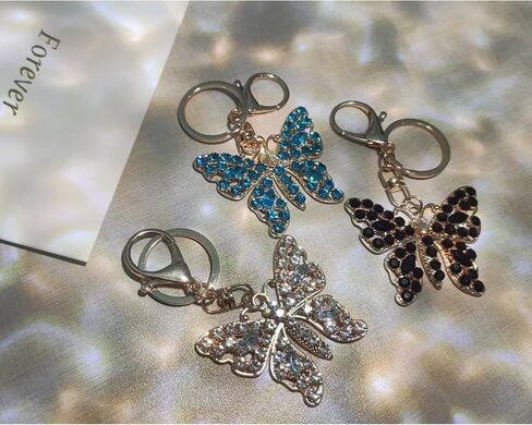 Butterfly Keychain Suitable for The Decoration of Bags Wallets Mobile Phones and Headphones Keyring Decoration in Saudi Arabia