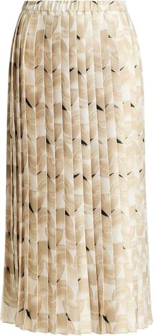 Anne Klein Women's Printed Satin Pull-on Midi Skirt in Saudi Arabia
