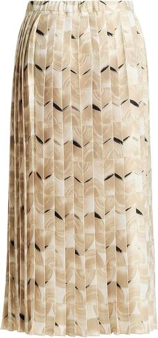 Anne Klein Women's Printed Satin Pull-on Midi Skirt in Saudi Arabia