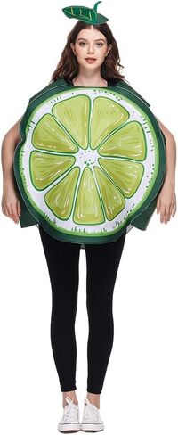 EraSpooky Vodka Bottle and Lime Couple's Tunic Costume Funny Halloween Adult Food Party Outfits in Saudi Arabia