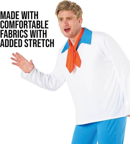 Morph Mens Mystery Solving Detective Costume Cartoon Character Costumes For Men Halloween in Saudi Arabia
