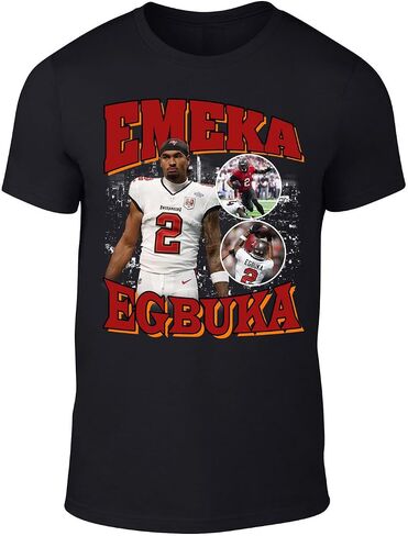 تي شيرت Tampa Bay Emeka Egbuka Bootleg Style Throwback Style للرجال البالغين in Saudi Arabia