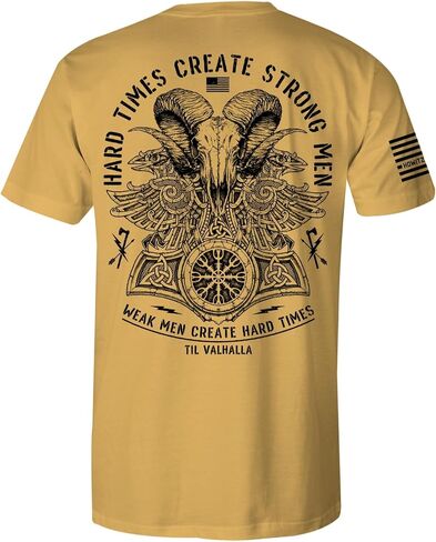 Howitzer Men's T-Shirt Warrior Spirit, Cotton Blend Graphic Tee, Military Grunt in Saudi Arabia