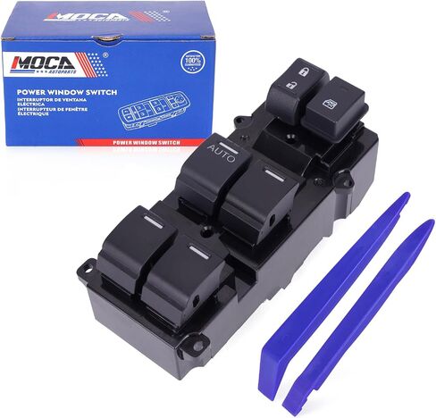 MOCA Front Driver Left Side Window Switch Compatible with 2013-2017 for Honda Accord LX Sedan 4-Door 2.4L, 2015-2016 for Honda Accord Sport Sedan 4-Door 2.4L 2356CC 144Cu. in. l4 Gas DOHC in Saudi Arabia