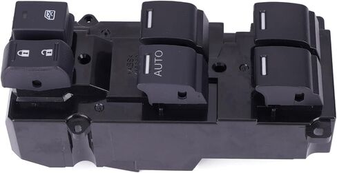 MOCA Front Driver Left Side Window Switch Compatible with 2013-2017 for Honda Accord LX Sedan 4-Door 2.4L, 2015-2016 for Honda Accord Sport Sedan 4-Door 2.4L 2356CC 144Cu. in. l4 Gas DOHC in Saudi Arabia