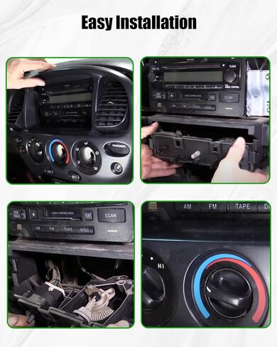55910-0C010 مجموعة مفاتيح التحكم في المناخ لسخان التيار المتردد متوافقة مع Toyota Tundra 3.4L 4.0L V6/ 4.7L V8 2000-2006، مفتاح التحكم اليدوي بمقبض السخان استبدال 559100C010 55905-0C010 559050C010 in Saudi Arabia