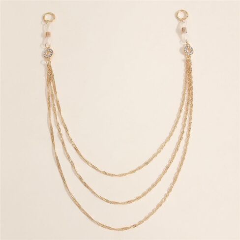 Non Piercing Nipple Noose Bra Chest Chains Multi-Layer Gold Tassel Fake Nipplerings Body Chain Summer Beach Women Clothes Accessories in Saudi Arabia