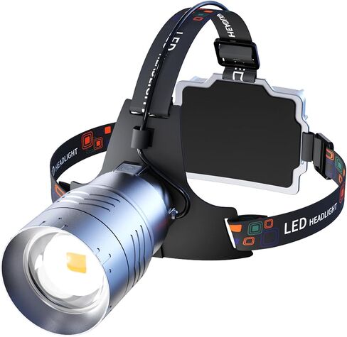 Coon Hunting Lights,High Power LED Headlamp Spotlight,Waterproof Super Bright Rechargeable Headlight with Motion Sensor in Kuwait