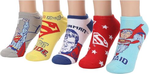 Bioworld Superman Characters Womens Ankle Socks 5 Pack in Saudi Arabia