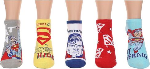 Bioworld Superman Characters Womens Ankle Socks 5 Pack in Saudi Arabia