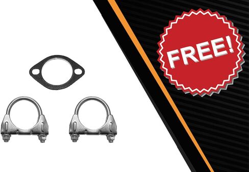 كاتم صوت العادم متوافق مع 2007-2019 Nissan Frontier 4.0L | 09-12 خط الاستواء 4.0 لتر | ستانلس ستيل | العادم الشمالي الشرقي | مشابك وحشية مجانية متضمنة | صالح المباشر in Saudi Arabia