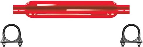 Cherry Bomb 87515CB Muffler 30.5 inch OAL, 26 in Body 2.25" Inlet 2.25" Outlet in Saudi Arabia