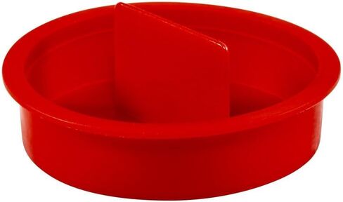 Capplugs ZCPT4XQ1 البلاستيك مركز سحب التبويب مدبب التوصيل. CPT-4X، PE-LD، غطاء OD 0.76 بوصة، معرف التوصيل 0.524 بوصة، أحمر (عبوة من 100 قطعة) in Saudi Arabia