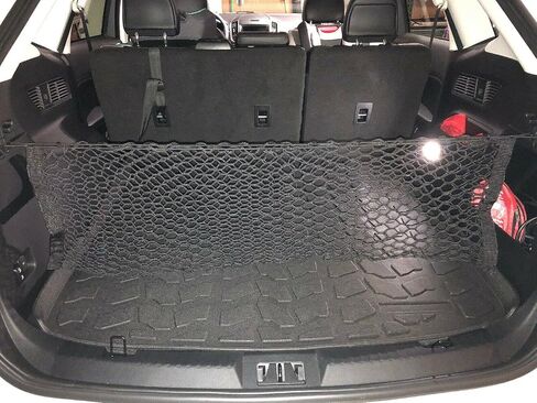 شبكة شحن منظمة لصندوق السيارة لسيارة Ford Edge & Lincoln MKX 2009-2024 - شبكة شحن على شكل مغلف لسيارات الدفع الرباعي - وحدة تخزين حاملة السيارة لتنظيم صندوق السيارة - متوافقة مع Edge وMKX in Saudi Arabia