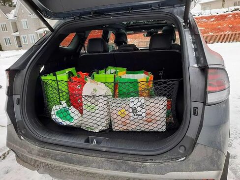 Trunk Organizer Cargo Net for Kia Sportage 2023–2025 – Envelope Style Cargo Net for SUV – Premium Mesh Elastic Car Trunk Organizer Vehicle Carrier Storage – Compatible with Sportage in Saudi Arabia