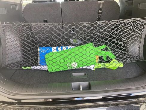 Trunk Organizer Cargo Net for Kia Sportage 2023–2025 – Envelope Style Cargo Net for SUV – Premium Mesh Elastic Car Trunk Organizer Vehicle Carrier Storage – Compatible with Sportage in Saudi Arabia