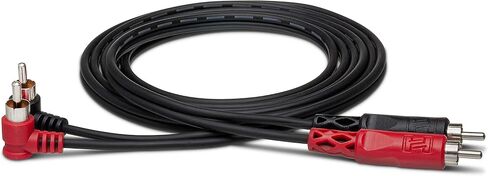 Hosa CRA-202R كابل RCA مزدوج إلى الزاوية اليمنى (6.6 قدم) in Saudi Arabia
