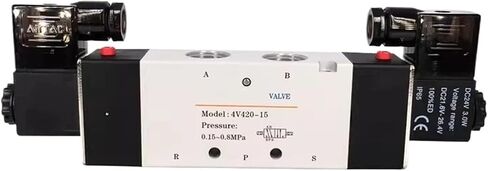 Pneumatic Air 4V400 Series Solenoid Valve (5/2, 5/3 Way) 4V410-15 4V41015B 4V41015A 4V420-15 4V42015B 4V43C-15 4V43015B 4V430C15(4V430C15 AC110V) in Saudi Arabia