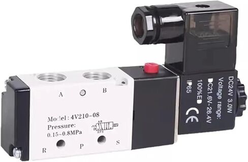 Pneumatic Air 4V400 Series Solenoid Valve (5/2, 5/3 Way) 4V410-15 4V41015B 4V41015A 4V420-15 4V42015B 4V43C-15 4V43015B 4V430C15(4V430C15 AC110V) in Saudi Arabia