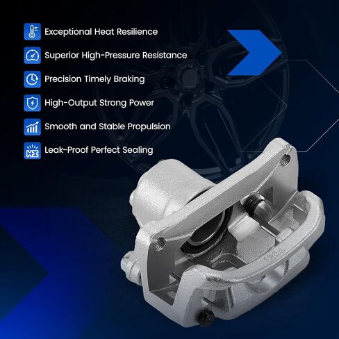 Rear Brake Caliper Assembly Replaces for 19B3276 19B3277, Compatible with Toyota Sequoia 2008-2015, Compatible with Toyota Tundra 2007-2015 in Saudi Arabia