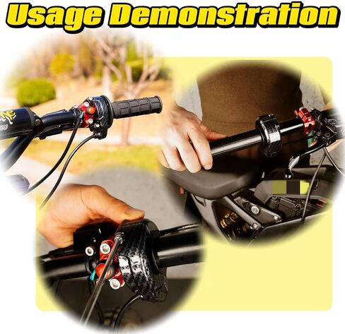 Electric Dirt Bike Motorcycle Throttle Kit for Surron, Imitation Carbon Fiber Twist Handle Throttle Cable,for Sur-Ron/Light Bee/Sur Ron S/Surron X / X160 / X260 in Saudi Arabia